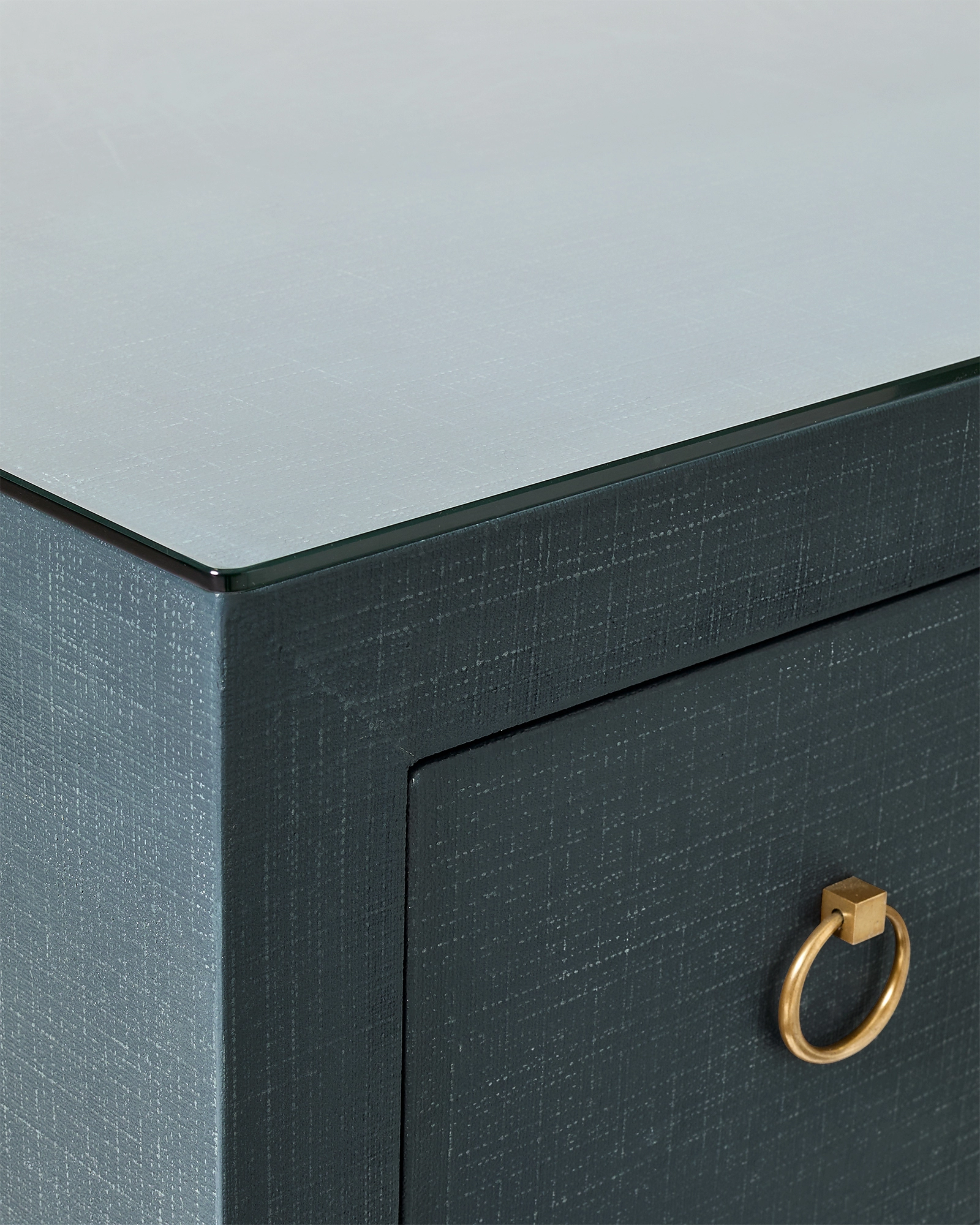 Glass Top - Driftway Wide Nightstand