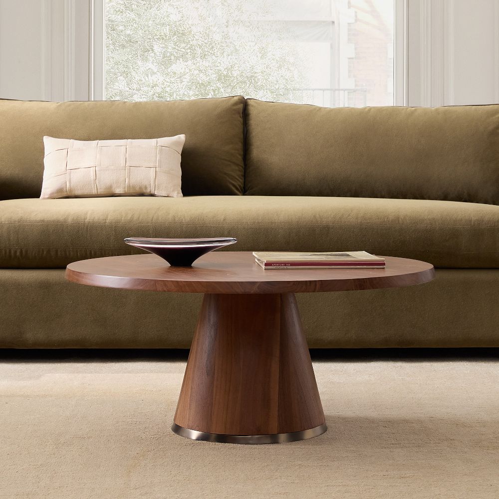 Aubin Round Pedestal Coffee Table (36")