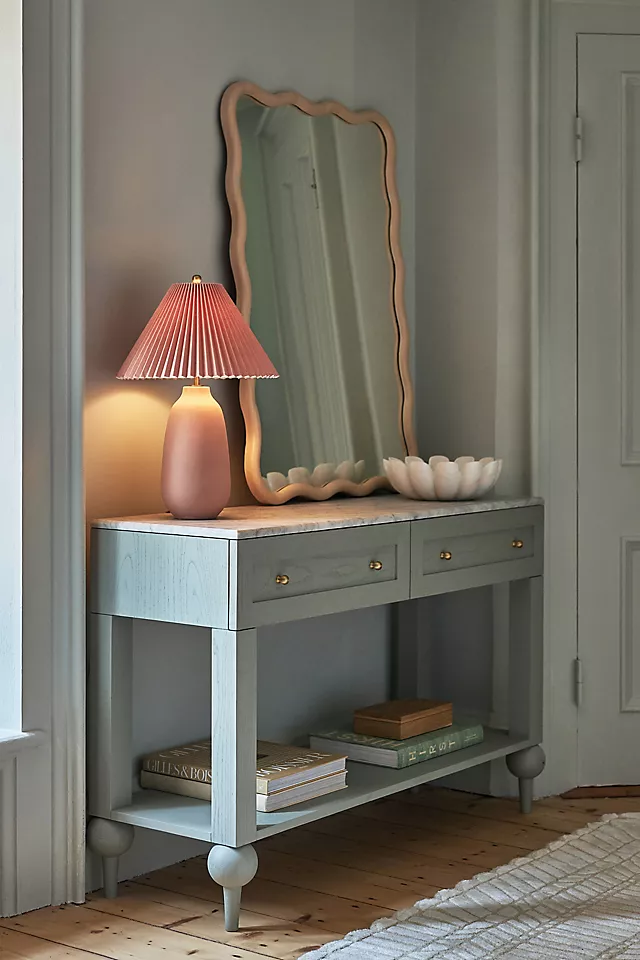 The Fern Marble Top Console