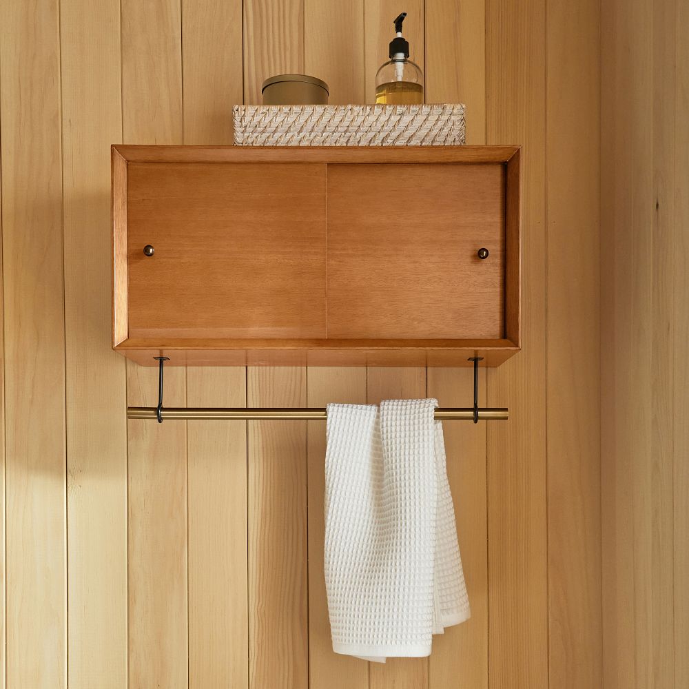 Mid Century Bathroom Storage Cabinet