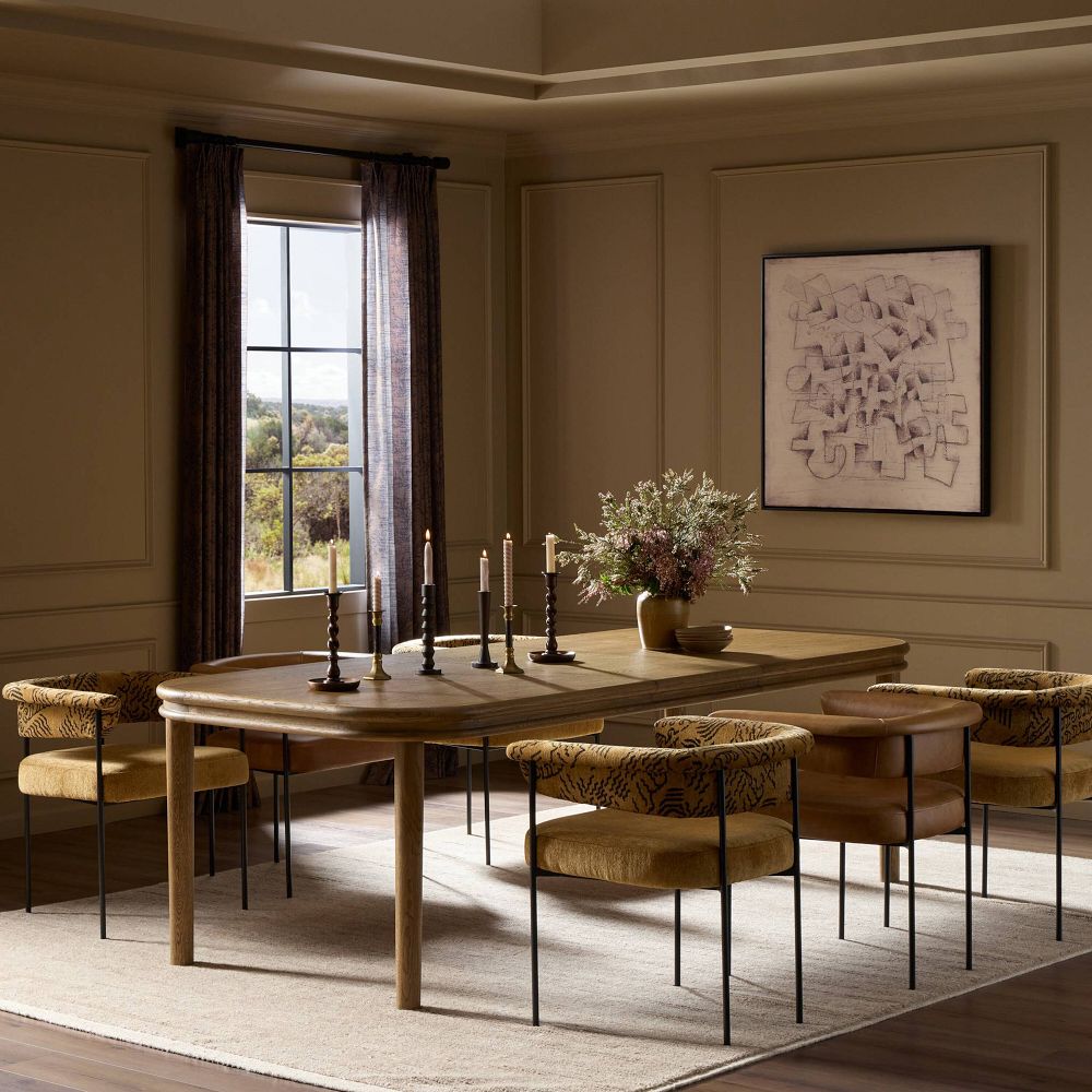Amoret Extendable Dining Table (78"–98")