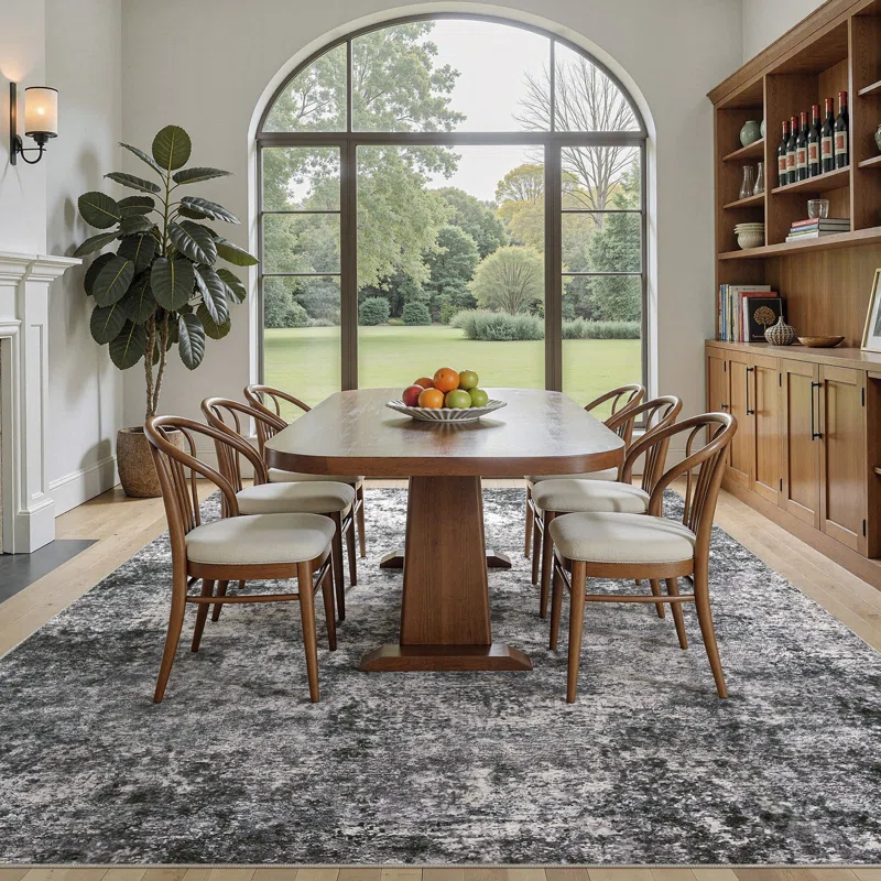 Dagmar Area Rug Living Room Rugs - Large Soft Indoor Neutral Modern Abstract Low Pile Washable Rug Carpet for Bedroom Dining Room Farmhouse Home Office