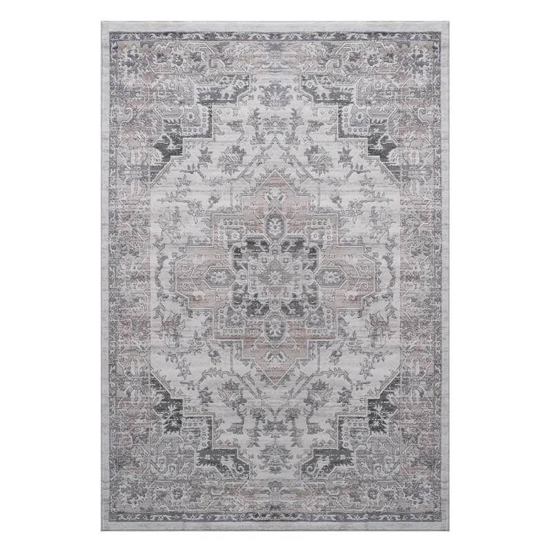 8X10 Area Rug - Stain & Decorates Living, Bedroom, Dining, Home Office Spaces Non-Shedding, Ideal For Living Room, Dining Decor