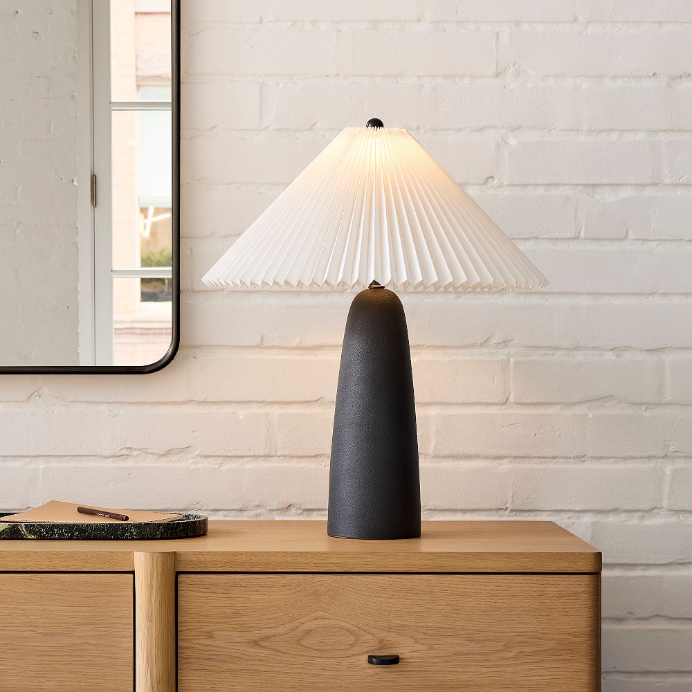 Louis Table Lamp (13"–23") - Pleated