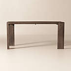 Blox 63" Rectangular Brown Wood Dining Table