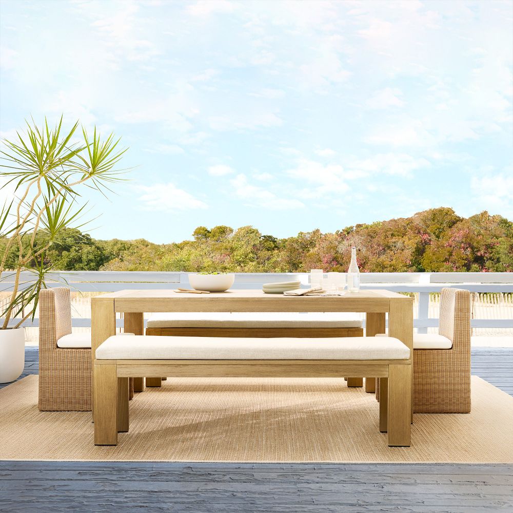 Telluride Outdoor Extendable Dining Table (76"–106")