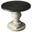 Pompei Metal & Wood 36"Foyer Table
