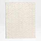 Geo Checker Ivory Performance Kids Area Rug 6'x9'