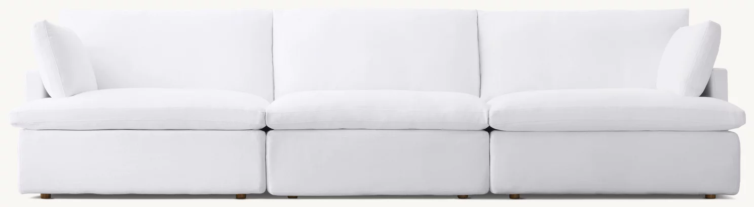Cloud Modular Track Arm 3-Piece Sofa