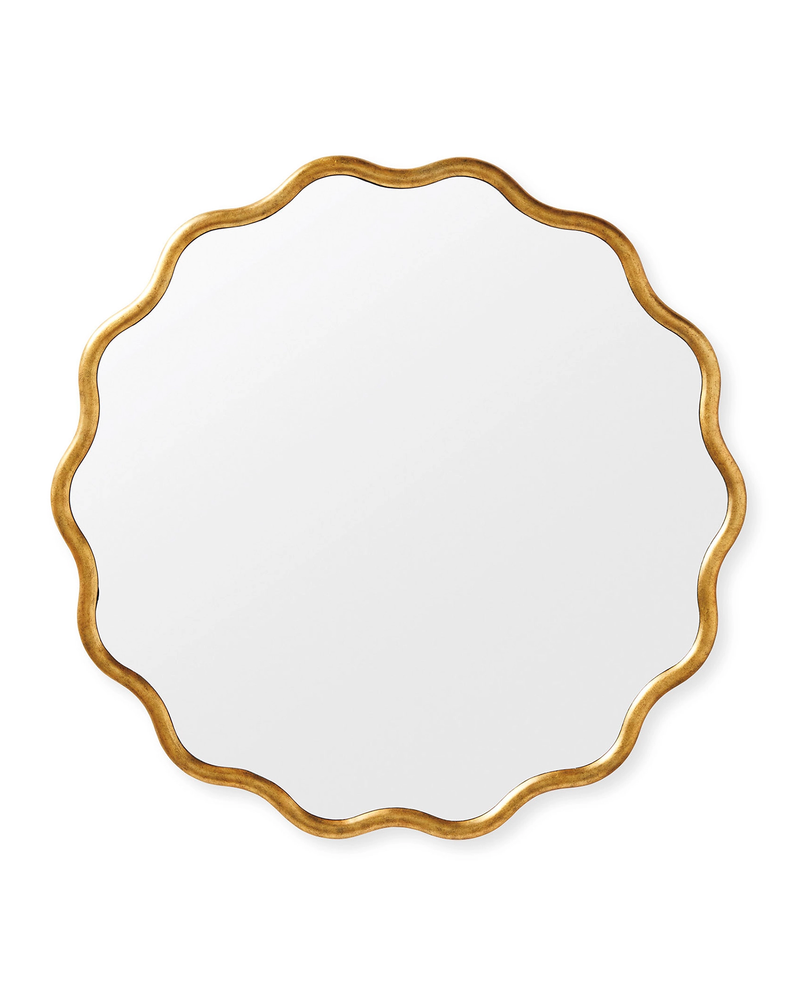 Wave Round Mirror