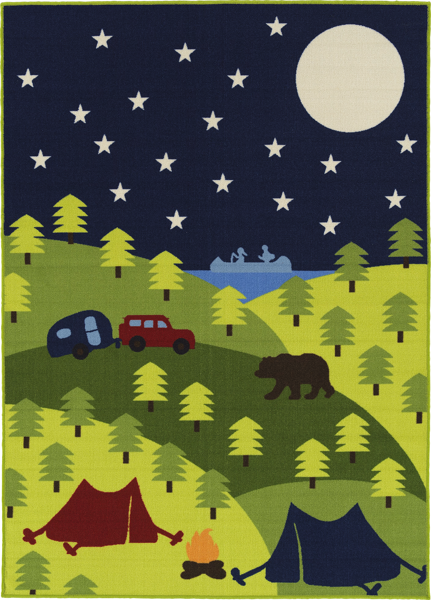 Kids Woolston Navy 7' x 9' Rug
