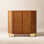 Avalon Rattan Bar Cabinet
