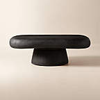 Derrico 46" Black Wood Coffee Table
